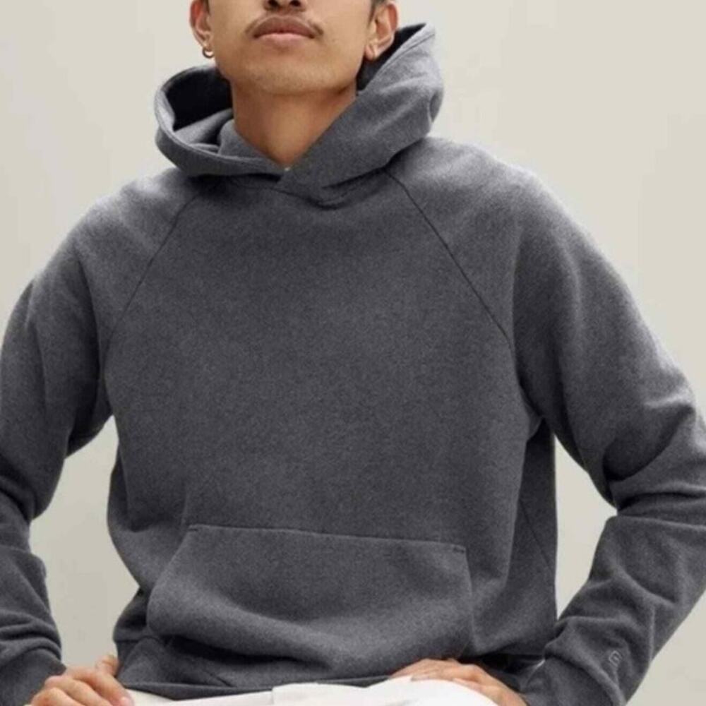 Everlane The Track Organic Cotton Men’s Pullover Hoodie Size Small Gray NWT